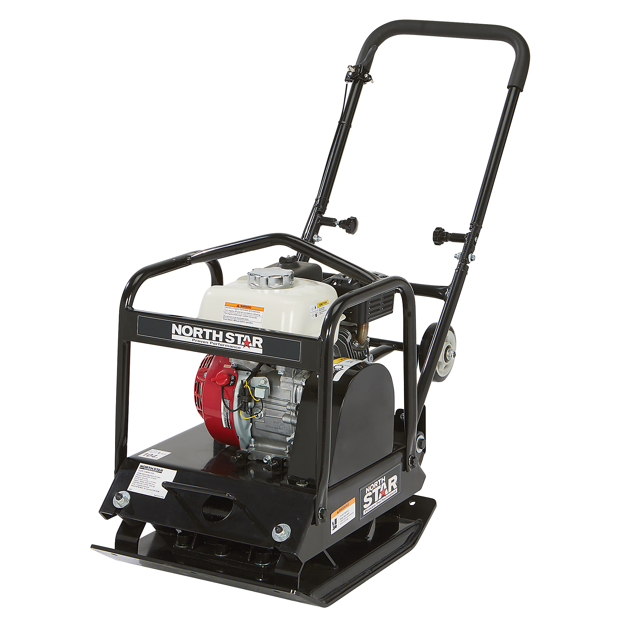 NorthStar Single-Direction Plate Compactor with 5.5 HP Honda GX160 Engine